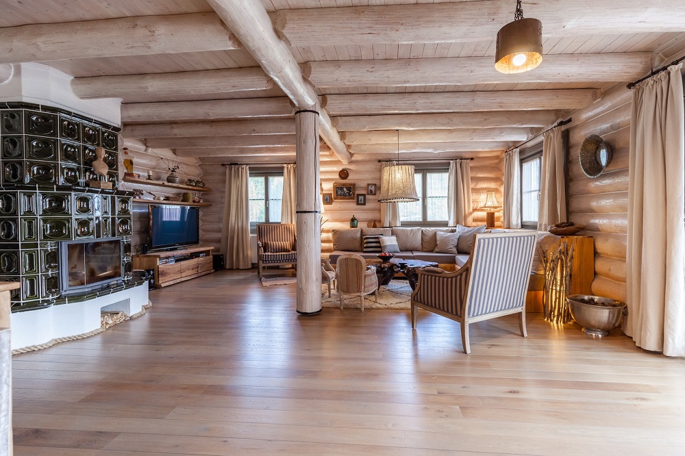 log cabin interior design by odette 3