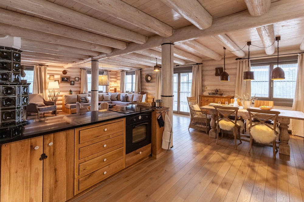 log cabin interior design by odette 6