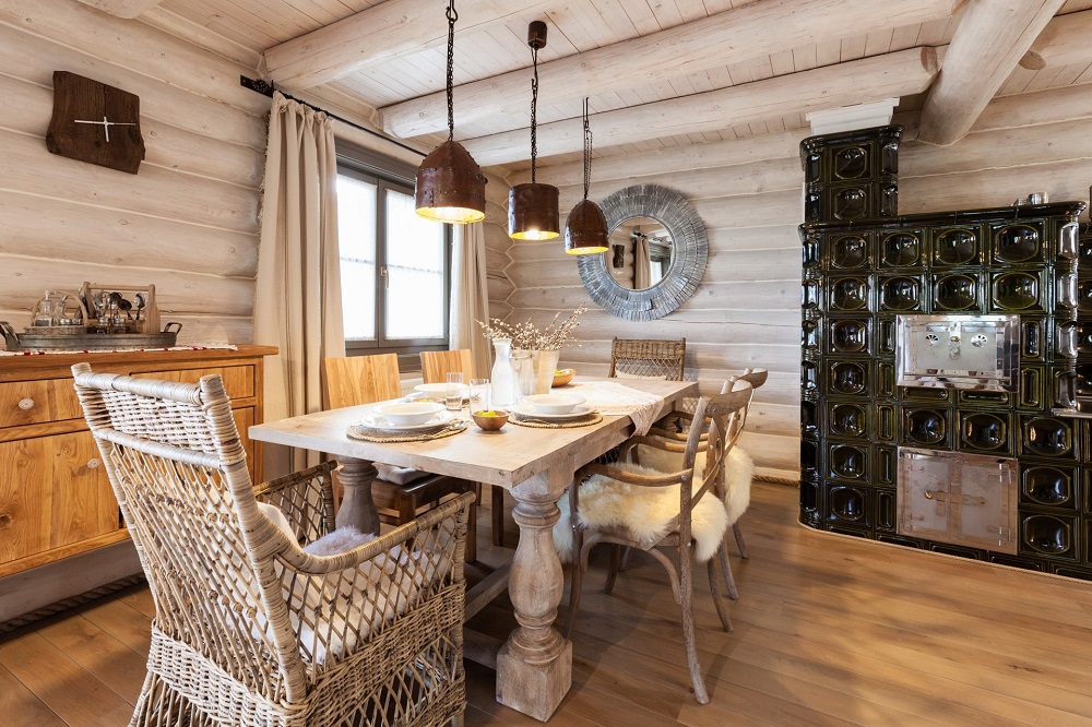 log cabin interior design by odette 7