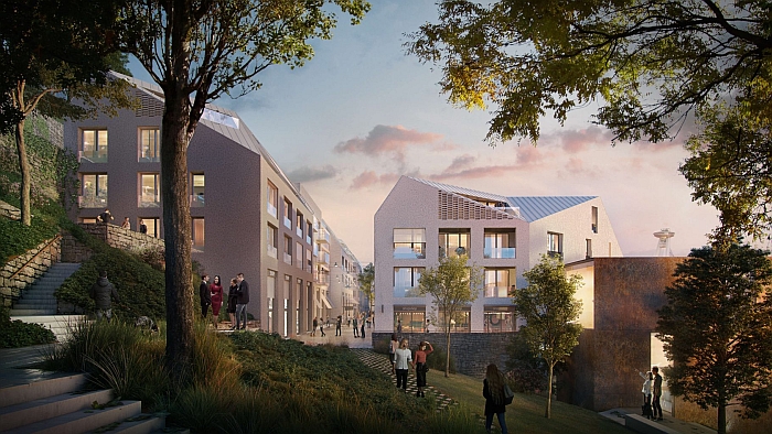 projekt vydrica zastavba development moderna bratislava lucron urbanizmus stavebnictvo byvanie