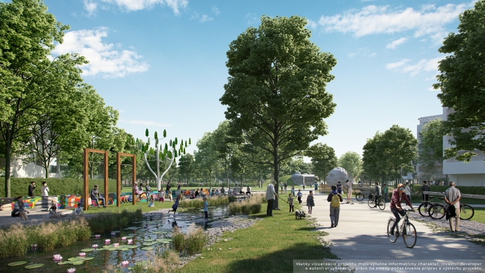 Lucron Nesto park informativna vizualizacia