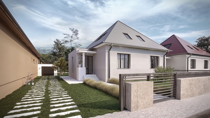 velux exterier domu fasada stresne okna revoactive projekt stavebncitvo byvanie
