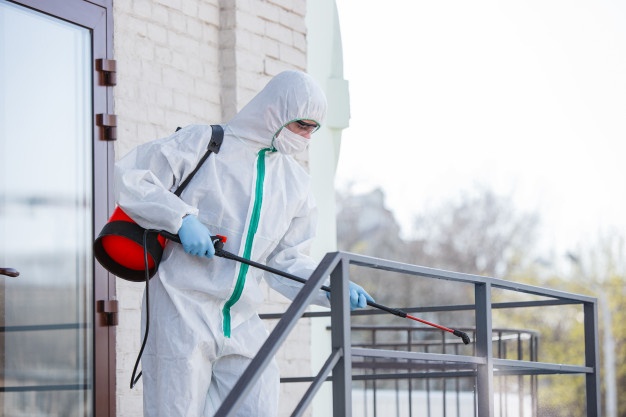 coronavirus pandemic disinfectant protective suit mask sprays disinfectants room 155003 4342