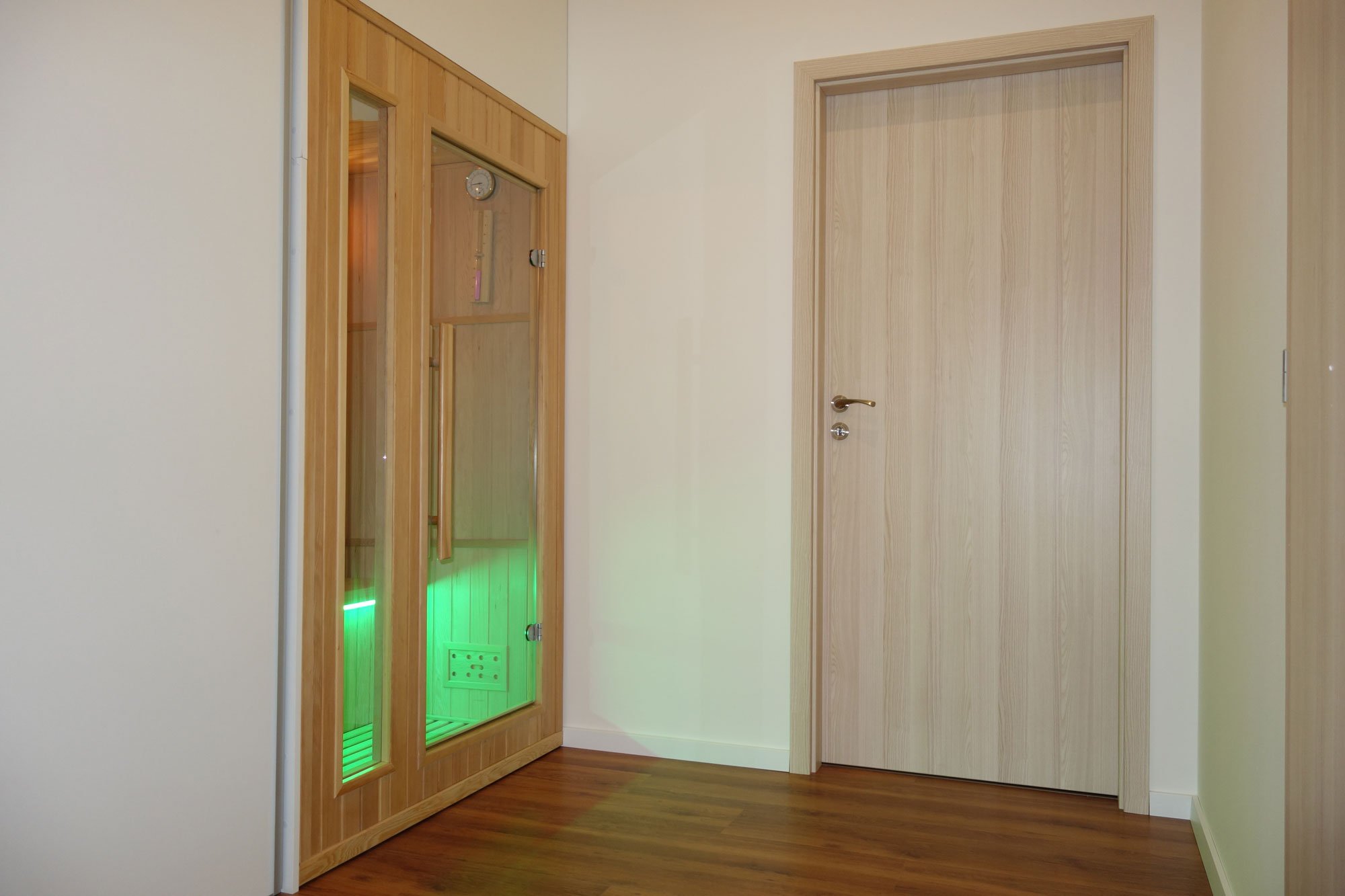 Hanna smart home loxone showroom sauna pripravena Hanna smart home loxone showroom sauna pripravena