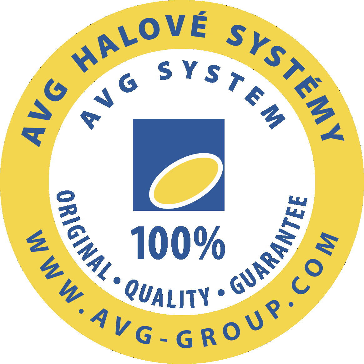 Halové systémy | Oceľové haly logo kruh zlte