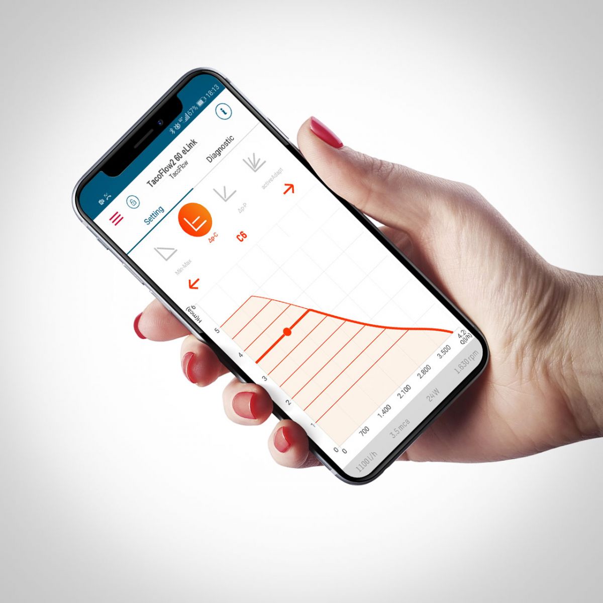 Profesionálne obehové čerpadlá pre všestranné použitie Taconova eLink App 01