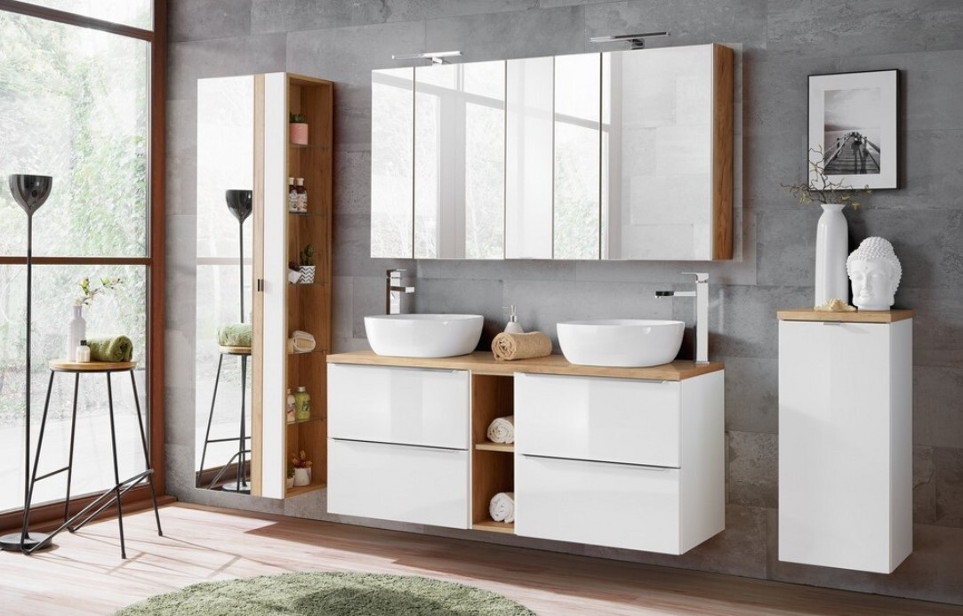 skrinky do kupelne capri white