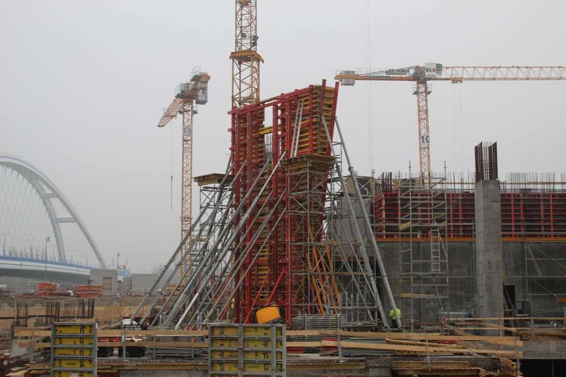 Eurovea Strabag stavba Eurovea Strabag stavba