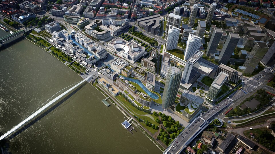 Promenadny most Eurovea City Promenadny most Eurovea City