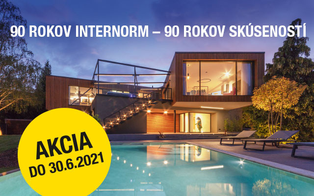 internorm akcia 90 rokov