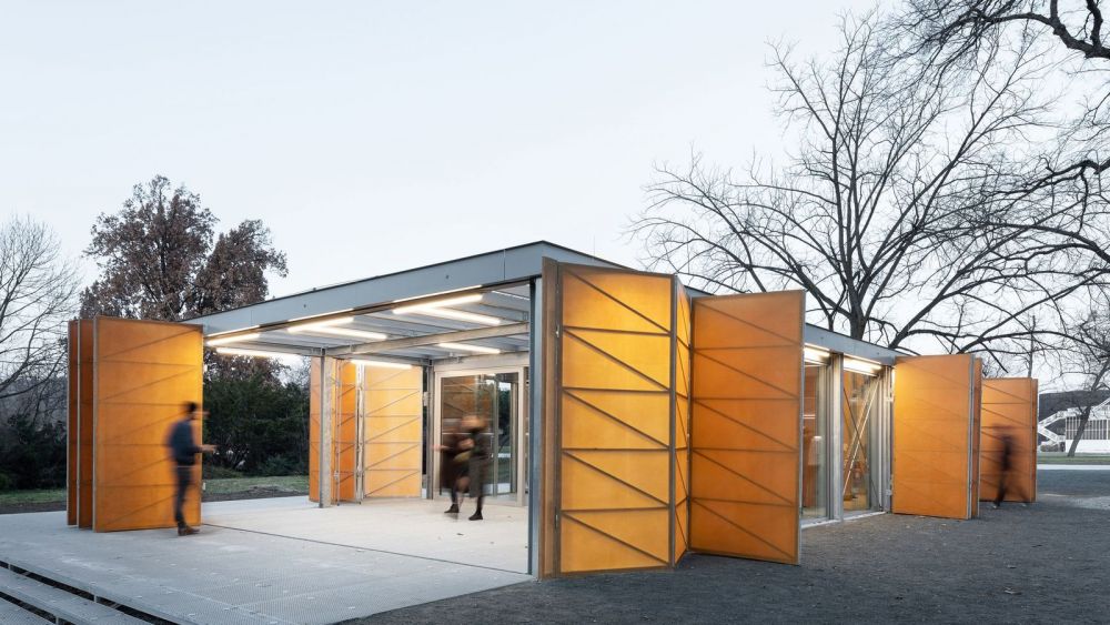 CCA pavilon na vystavisku celok CCA pavilon na vystavisku celok