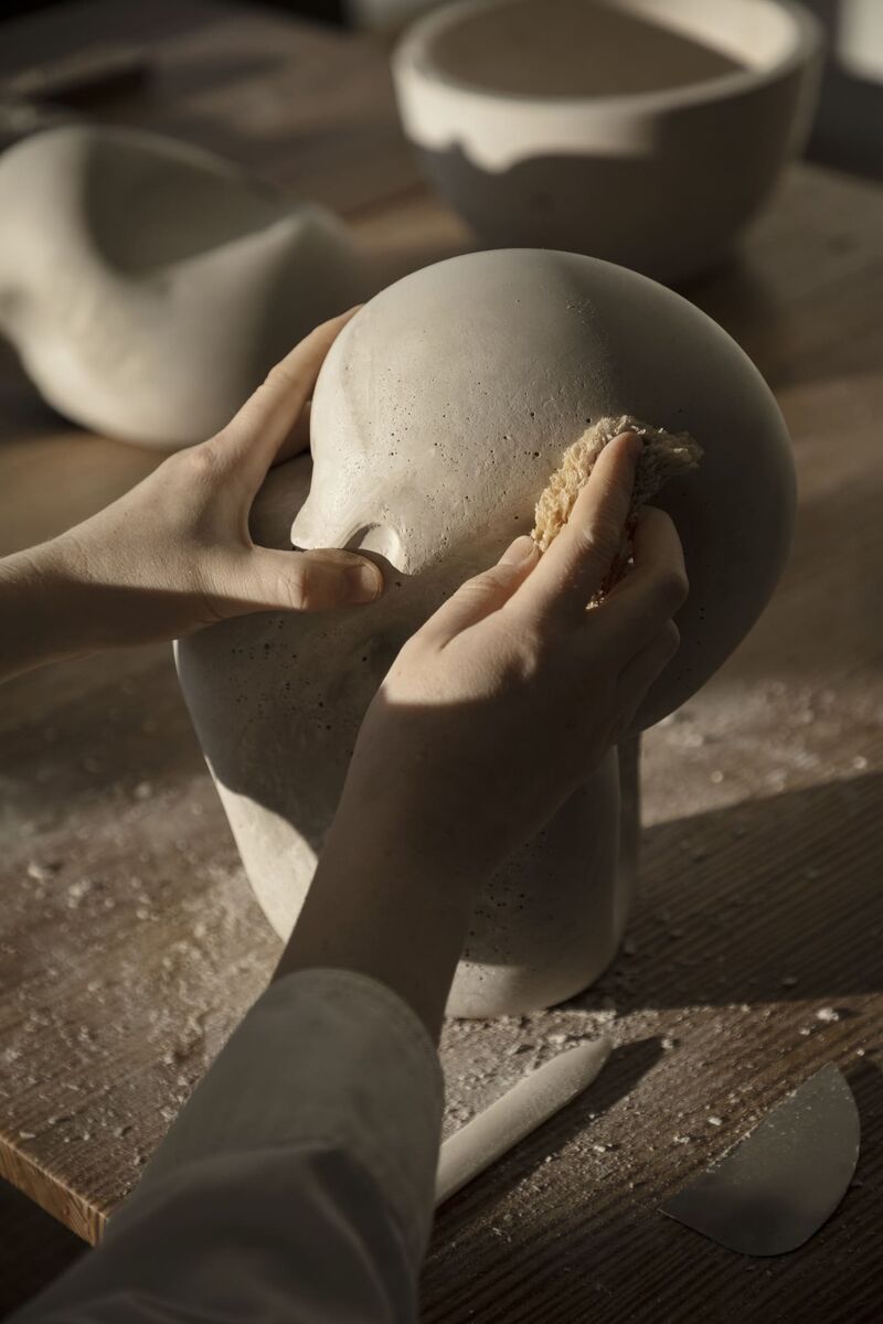 KristinaDamStudio Contour Sculpture Process 