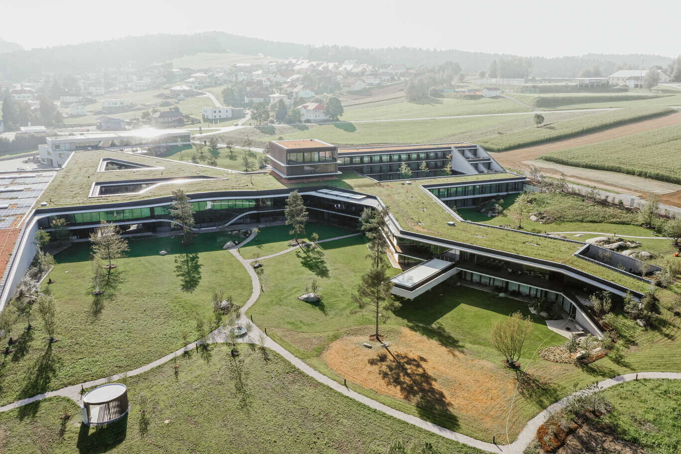 Loxone Campus z vysky Zdroj Loxone