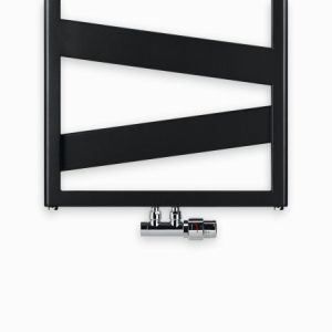 Zehnder RAD Ribbon Kazeane 50mm black matt white Print 70902