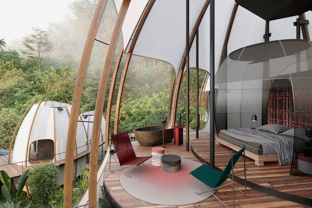 Českí architekti vytvorili bývanie v kostarickej džungli. Je to raj na zemi, hovorí jedna z autoriek