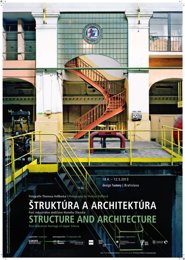 Struktura a architektura design factory poster